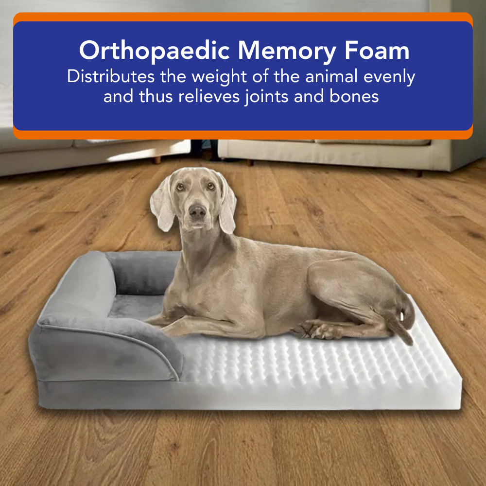Orthopedic Luxury Memory Foam Dog Bed