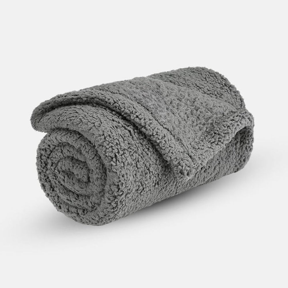 Soft Fluffy Fleece Dog Blanket For Home And On The Go