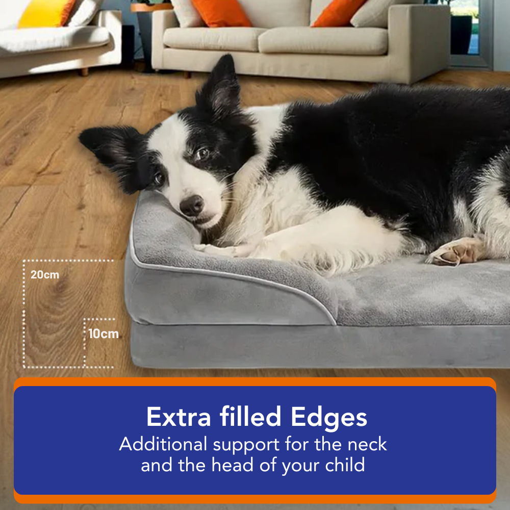 Orthopedic Luxury Memory Foam Dog Bed
