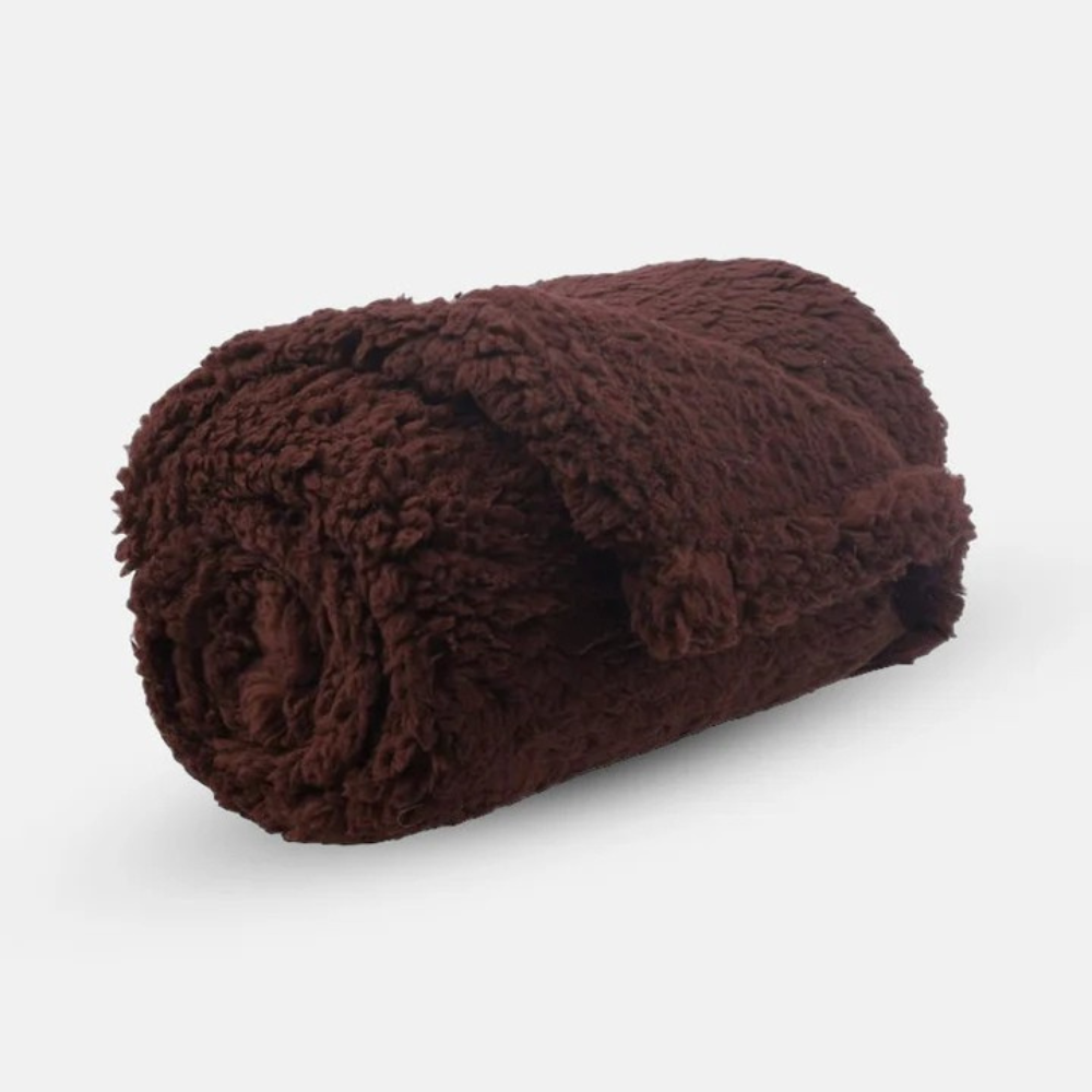 Soft Fluffy Fleece Dog Blanket For Home And On The Go