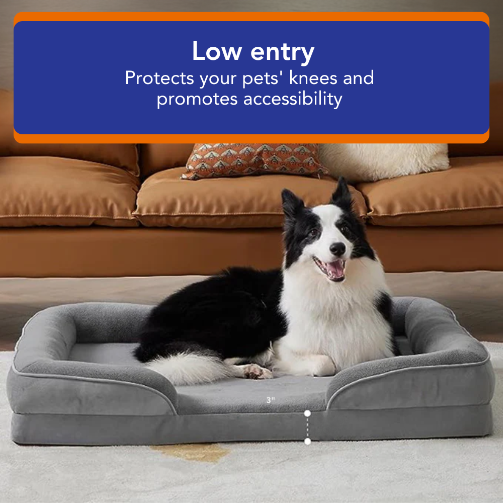 Orthopedic Luxury Memory Foam Dog Bed