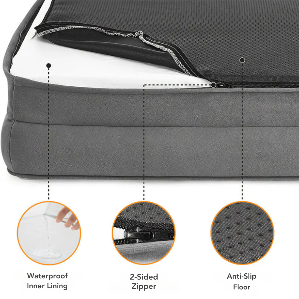 Orthopedic Luxury Memory Foam Dog Bed