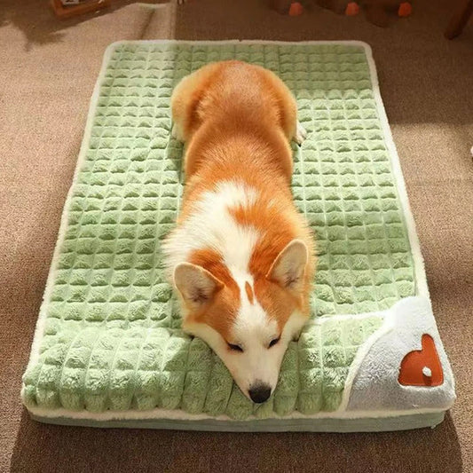 Orthopedic dog bed with removable washable cover