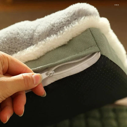 Orthopedic dog bed with removable washable cover
