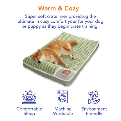 Orthopedic dog bed with removable washable cover
