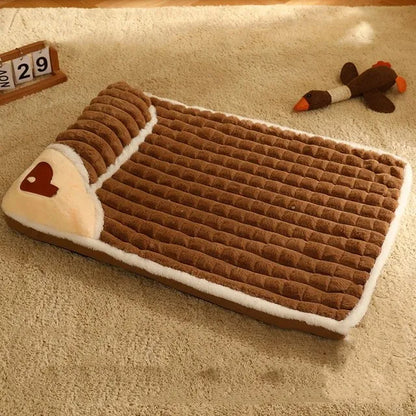 Orthopedic dog bed with removable washable cover