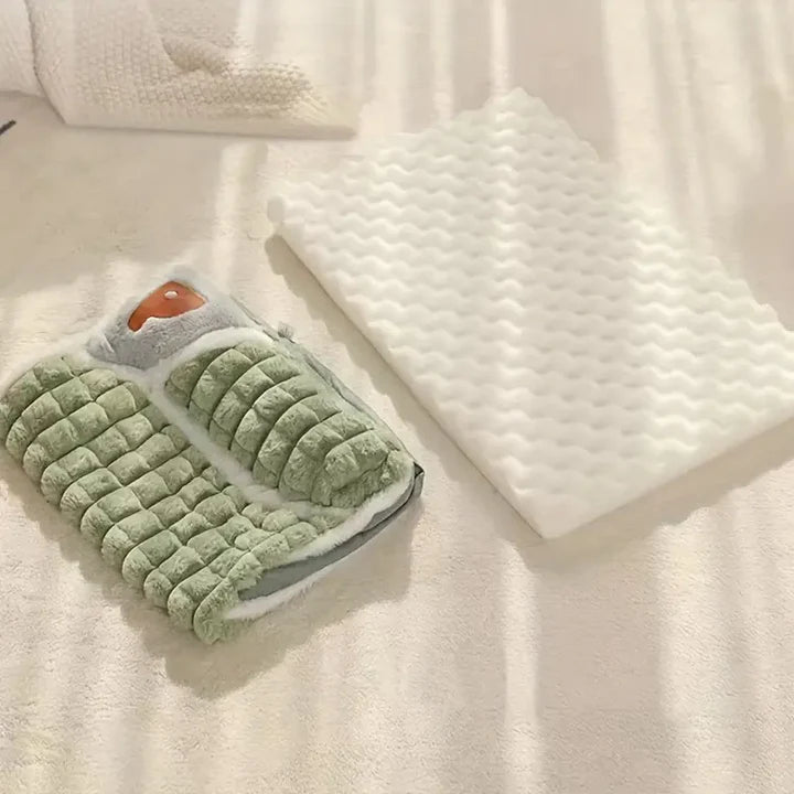 Orthopedic dog bed with removable washable cover