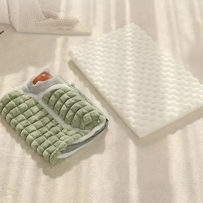 Orthopedic dog bed with removable washable cover